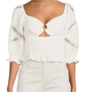 Cami NYC  Nardene Crop top M NWT